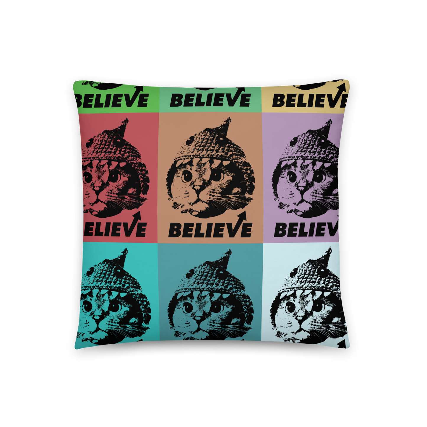 Believe Step and Repeat Basic Pillow